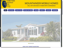 Tablet Screenshot of mountaineermobilehomes.com